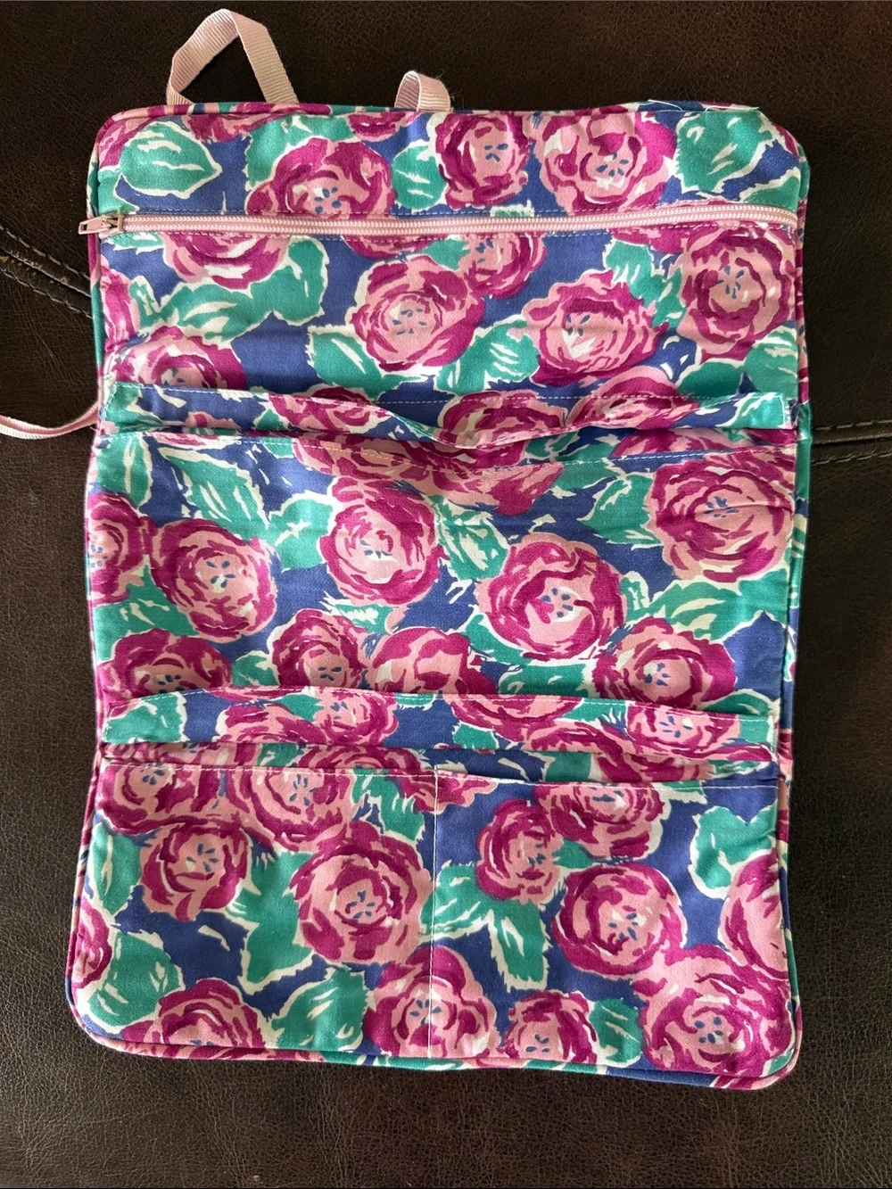 Floral Quilted Cosmetic Bags